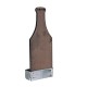 Retro Wall Mounted Wooden Beers Cola Water Bottle Opener with Cap Catcher Tools