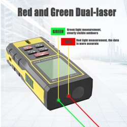 50M/70M/100M Outdoor Laser Rangefinder Dual-laser Red/Green Gauge Measuring Ruler Trena Distance Meter Range Finder Laser Ruler 50M/70M/100M Outdoor Laser Rangefinder Dual-laser Red/Green Gauge Measuring Ruler Trena Distance Meter Range Finder Laser Ruler