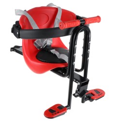 Safety Child Bicycle Seat Bike Front Baby Carrier Seat Kids Saddle With Foot Pedal Safety Child Bicycle Seat Bike Front Baby Carrier Seat Kids Saddle With Foot Pedal