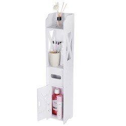 Small Bathroom Toilet Storage Cabinet Waterproof Organizer Standing Rack Shelf Small Bathroom Toilet Storage Cabinet Waterproof Organizer Standing Rack Shelf