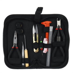 Special Zipper Leather Bag Earplug Ear Hook Material Bag DIY Bracelet Necklace Making Tools Bag Special Zipper Leather Bag Earplug Ear Hook Material Bag DIY Bracelet Necklace Making Tools Bag