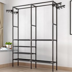 Standing Landing Wardrobe Protable Hanger Holder Durable Clothes Organizer Household Clothes Rack Shelf Rack Standing Landing Wardrobe Protable Hanger Holder Durable Clothes Organizer Household Clothes Rack Shelf Rack