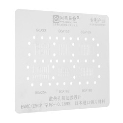 Steel Maintenance Mesh Tin Plant Steel Net Repair Tool for BGA153 162 169 186 221 EMCP EMMC Steel Maintenance Mesh Tin Plant Steel Net Repair Tool for BGA153 162 169 186 221 EMCP EMMC