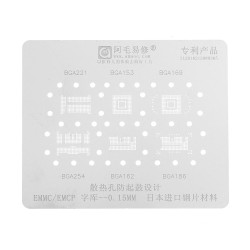 Steel Maintenance Mesh Tin Plant Steel Net Repair Tool for BGA153 162 169 186 221 EMCP EMMC Steel Maintenance Mesh Tin Plant Steel Net Repair Tool for BGA153 162 169 186 221 EMCP EMMC