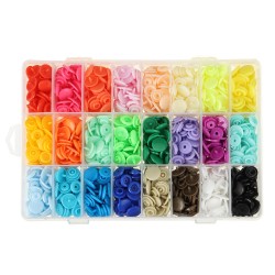 T5 Plastic Fastener Snap 150/240/360Pcs Closures Buttons for Cloth Resin Press T5 Plastic Fastener Snap 150/240/360Pcs Closures Buttons for Cloth Resin Press