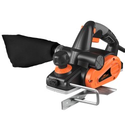 EP-1 6-Amp Electric Hand Planer 16500/min 3.2inch Wood Planer with Adjustable Planing Depth Power Planer for Chamfer Home DIY Dual Side Dust Outlet EP-1 6-Amp Electric Hand Planer 16500/min 3.2inch Wood Planer with Adjustable Planing Depth Power Planer for Chamfer Home DIY Dual Side Dust Outlet