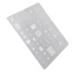 Tin Planting Net BGA Stencil CPU RAM Wifi NFlash BasebPower Amplifier Audio IC Reballing Chip Pin Solder Heat Template for iPhone 6/6P 7/7P 8/8P XS