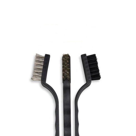 Toothbrush Type Small Wire Brush Industrial Toothbrush Cleaning and Derusting mini Copper Wire Stainless Steel Wire Nylon Diamond Brush