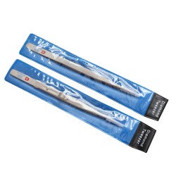 Tweezers For Jewelry 304 Stainless Steel Tweezers Thickened And Hardened Grooved Stainless Steel Pointed Non-slip Tweezers Tweezers For Jewelry 304 Stainless Steel Tweezers Thickened And Hardened Grooved Stainless Steel Pointed Non-slip Tweezers