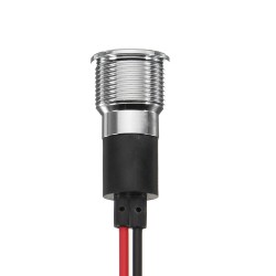 Universal 12V 14mm Waterproof LED Dash Panel Warning Light Metal Indicator Lamp Universal 12V 14mm Waterproof LED Dash Panel Warning Light Metal Indicator Lamp