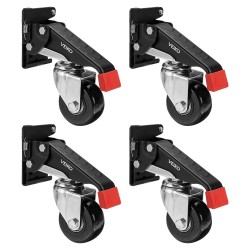 4PCS Quick Change Workbench Casters Kit Heavy Duty Retractable Workbench Casters Wheels 660Lbs Weight Capacity 4PCS Quick Change Workbench Casters Kit Heavy Duty Retractable Workbench Casters Wheels 660Lbs Weight Capacity