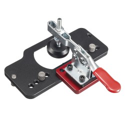 Aluminum Alloy 35MM Hinge Boring Hole Drill Guide Hinge Jig with Clamp For Woodworking Cabinet Door Installation Aluminum Alloy 35MM Hinge Boring Hole Drill Guide Hinge Jig with Clamp For Woodworking Cabinet Door Installation