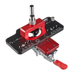 Aluminum Alloy 35MM Hinge Boring Hole Drill Guide Hinge Jig with Clamp For Woodworking Cabinet Door Installation Aluminum Alloy 35MM Hinge Boring Hole Drill Guide Hinge Jig with Clamp For Woodworking Cabinet Door Installation