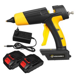 21V Hot Melt Glue Guns Cordless Rechargeable Hot Glue Applicator Home Improvement DIY 21V Hot Melt Glue Guns Cordless Rechargeable Hot Glue Applicator Home Improvement DIY