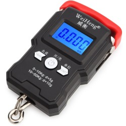 WH-A23 Portable 50Kg/10g LCD Digital Display Backlight Hanging Hook Scale Double Accuracy Fishing Travel Mini Electronic Weighing Express Scale WH-A23 Portable 50Kg/10g LCD Digital Display Backlight Hanging Hook Scale Double Accuracy Fishing Travel Mini Electronic Weighing Express Scale