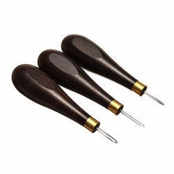 Leather Craft Tool Diamond Stitching Awl Ebony Blackwood Handle Leather Craft Sewing Awl Kit Leather Craft Tool Diamond Stitching Awl Ebony Blackwood Handle Leather Craft Sewing Awl Kit