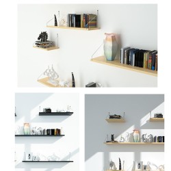 Wall-Mounted Wall Shelf Storage Display Rack Bookshelf Wall Home Decoration Wall-Mounted Wall Shelf Storage Display Rack Bookshelf Wall Home Decoration