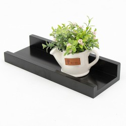 Wall-mounted Stable U-shaped Bamboo Wood Storage Shelf Living Room Tool Storage Shelf Rack Wall-mounted Stable U-shaped Bamboo Wood Storage Shelf Living Room Tool Storage Shelf Rack
