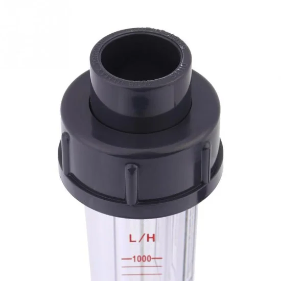 Compteur Débitmètre D'Eau à Tube Plastique LZS-15D - 100 à 1000L/H, Précision 4% - 10