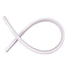 White Silicone Flexible Bathroom And Kitchen Water Stopper Water Retaining Stripe White Silicone Flexible Bathroom And Kitchen Water Stopper Water Retaining Stripe