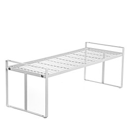 White Standing Rack Kitchen Bathroom Countertop Storage Organizer Shelf Holder White Standing Rack Kitchen Bathroom Countertop Storage Organizer Shelf Holder