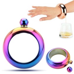 Wine Bottle Wine Pot Bangle Flagon Bracelet Hip Flask Stainless Mirror Whiskey Drinkware Funnel Wine Bottle Wine Pot Bangle Flagon Bracelet Hip Flask Stainless Mirror Whiskey Drinkware Funnel