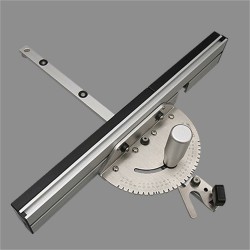 Miter Gauge Aluminium Profile Fence W/ Track Stop Table Saw Router Miter Gauge Saw Assembly Ruler For Woodworking Tools
