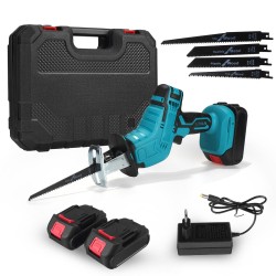 88VF Cordless Reciprocating Saw Battery Powered Electric Saw For Metal/Wood/PVC Pipe/Tree With 4 Saw Blades & Battery For Makita 88VF Cordless Reciprocating Saw Battery Powered Electric Saw For Metal/Wood/PVC Pipe/Tree With 4 Saw Blades & Battery For Makita