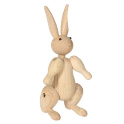 Wood Carving Miss Rabbit Figurines Joints Puppets Animal Art Home Decoration Crafts Wood Carving Miss Rabbit Figurines Joints Puppets Animal Art Home Decoration Crafts