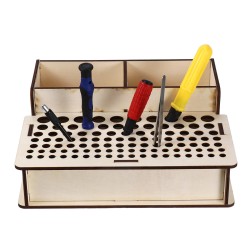 Wooden Pigment Paint Bottles Rack Organizer Epoxy Tool Storage Model Box Wooden Pigment Paint Bottles Rack Organizer Epoxy Tool Storage Model Box
