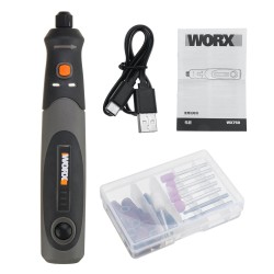 WX106 8V Rotary Tool USB Charger Electric Mini Drill WX750 4V Engraving Grinding Polishing Machine Variable Speed Cordless Rotary DIY Power Tools WX106 8V Rotary Tool USB Charger Electric Mini Drill WX750 4V Engraving Grinding Polishing Machine Variable Speed Cordless Rotary DIY Power Tools