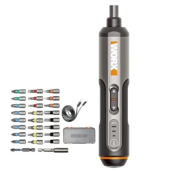 WX240 4V USB Mini Electric Screwdriver Hosehold DIY Screw Driver Tool Handle with 26Pcs Bit WX240 4V USB Mini Electric Screwdriver Hosehold DIY Screw Driver Tool Handle with 26Pcs Bit