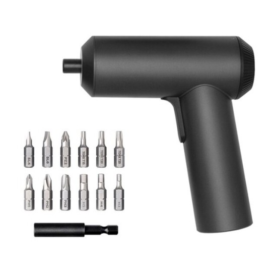 3.6V 2000mAh Cordless Rechargeable Screwdriver Li-ion 5N.m Electric Screwdriver With 12Pcs S2 Screw Bits for Home DIY