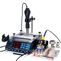 853AAA 220V 3 In 1 Preheating Station Infrared BGA Rework Soldering Station Hot Air Tool 60W Tin Soldering Iron 853AAA 220V 3 In 1 Preheating Station Infrared BGA Rework Soldering Station Hot Air Tool 60W Tin Soldering Iron