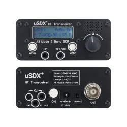 uSDR uSDX+ Plus V2 10/15/17/20/30/40/60/80m 8 Band SDR All Mode HF SSB QRP Transceiver uSDR uSDX+ Plus V2 10/15/17/20/30/40/60/80m 8 Band SDR All Mode HF SSB QRP Transceiver