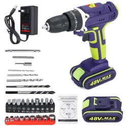 100-240V 50Nm 3 In 1 Electric Hammer Drill Cordless Drill Double Speed Power Drills 100-240V 50Nm 3 In 1 Electric Hammer Drill Cordless Drill Double Speed Power Drills