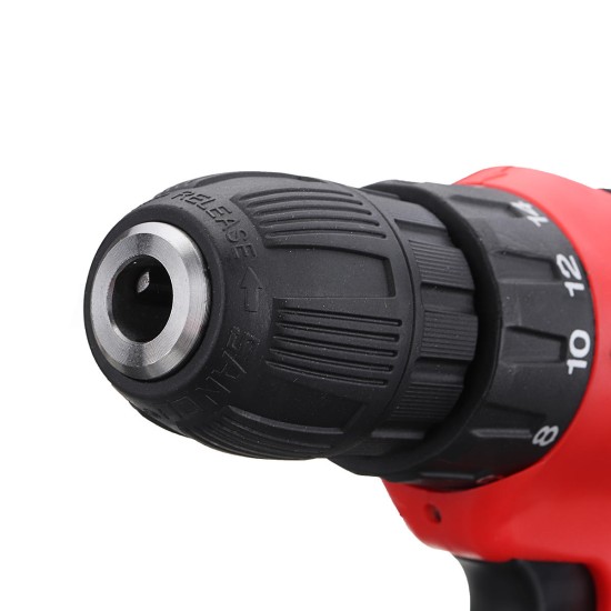 1500mAh 110V-220V Electric Screwdriver Lithium Power Dirver Drill Dual Speed DC12V With Case