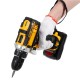 2000rpm 38Nm 21V Lithium Electric Impact Hammer Drill Wood Drilling Screwdrivers with Battery