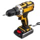 2000rpm 38Nm 21V Lithium Electric Impact Hammer Drill Wood Drilling Screwdrivers with Battery