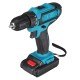 2000rpm 38Nm 21V Lithium Electric Impact Hammer Drill Wood Drilling Screwdrivers with Battery