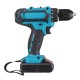 2000rpm 38Nm 21V Lithium Electric Impact Hammer Drill Wood Drilling Screwdrivers with Battery