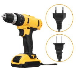 21V Cordless Drill Driver 18+3 Torque Multi-functional Household Electric Screwdriver W/ 1500mAh Li-ion Battery 21V Cordless Drill Driver 18+3 Torque Multi-functional Household Electric Screwdriver W/ 1500mAh Li-ion Battery