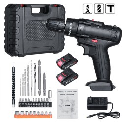 25V Cordless Electric Drill Bits Screwdriver Kit Handheld Power Tool + Battery 25V Cordless Electric Drill Bits Screwdriver Kit Handheld Power Tool + Battery