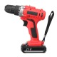 300W 21V LED Cordless Electric Drill Screwdriver 1500mAh Rechargeable Li-Ion Battery Repair Tools