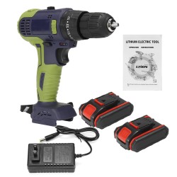 32V Brushless Impact Drill Lithium Electric Torque Drill Driver With 1/2 Battery LED Light 32V Brushless Impact Drill Lithium Electric Torque Drill Driver With 1/2 Battery LED Light