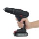 48V 1500W Impact Electric Drill 28N.m Max Torque LED Light Screwdriver Power W/ 1/2pc Battery