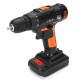 48V Electric Drill Cordless Rechargeable Screwdriver Drill Screw Set Repair Tools Kit