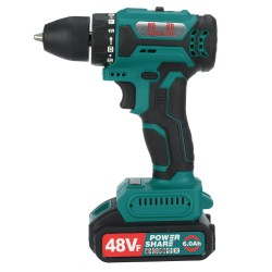 48VF Brushless High Power Torque Drill 2 Speed Rechargable Electric Screwdriver Drill With None/1/2 Pc Battery 48VF Brushless High Power Torque Drill 2 Speed Rechargable Electric Screwdriver Drill With None/1/2 Pc Battery