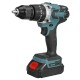 Cordless Electric Impact Drill 3 in 1 Rechargeable Drill Screwdriver 13mm Chuck W/ 1 or 2 Li-ion Battery For Makita