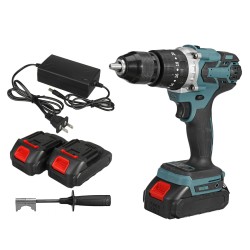 Cordless Electric Impact Drill 3 in 1 Rechargeable Drill Screwdriver 13mm Chuck W/ 1 or 2 Li-ion Battery For Makita Cordless Electric Impact Drill 3 in 1 Rechargeable Drill Screwdriver 13mm Chuck W/ 1 or 2 Li-ion Battery For Makita